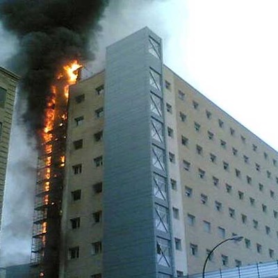 H Miguel Servet Zaragoza Incendio 2007